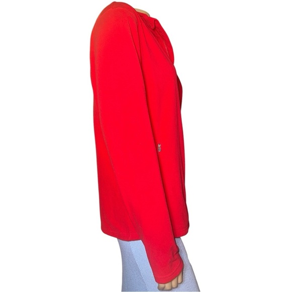 The North Face men’s red, full-zip fleece jacket size S/P - Picture 5 of 12